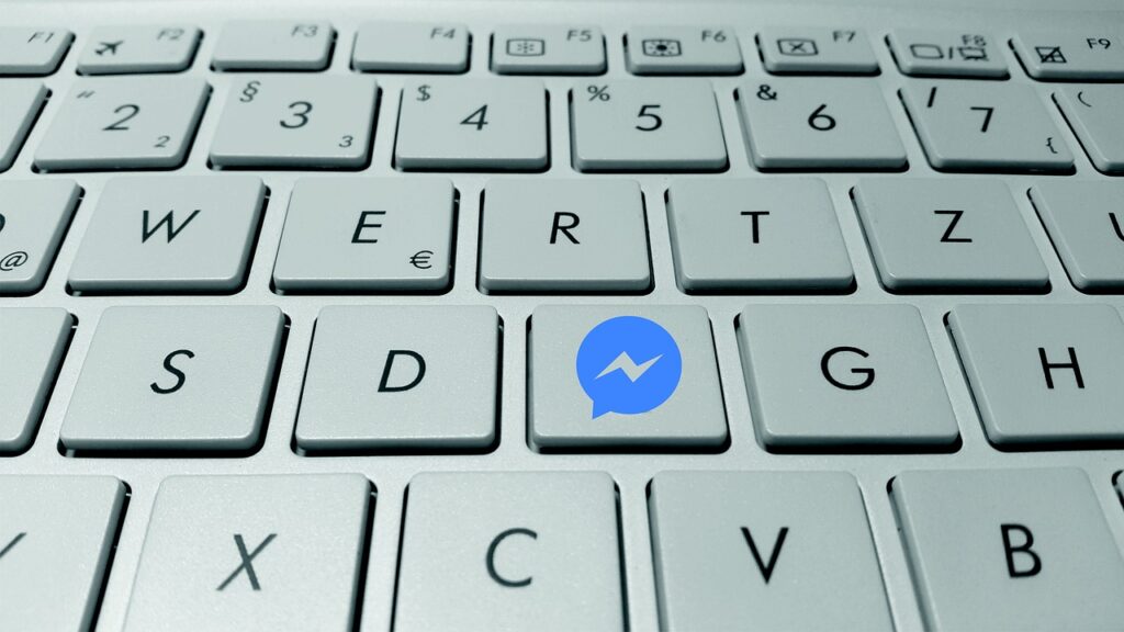 messenger icon on keyboard